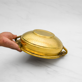 Pure Brass Urli | Vintage Decorative Bowl for Home Decor | Hammered Finish